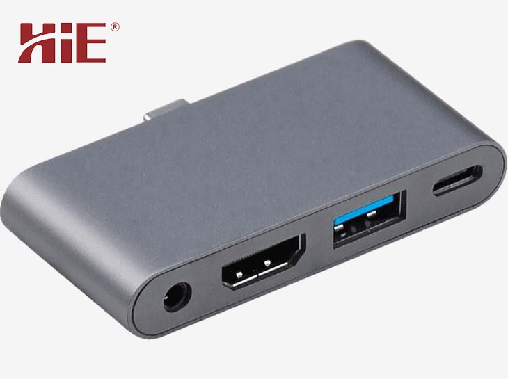 USB-C 4-i-1 dockingstation